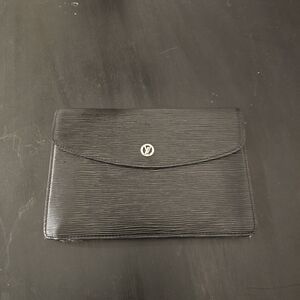 Authentic Vintage Louis Vuitton Epi Montaigne 27 Clutch Bag Noir